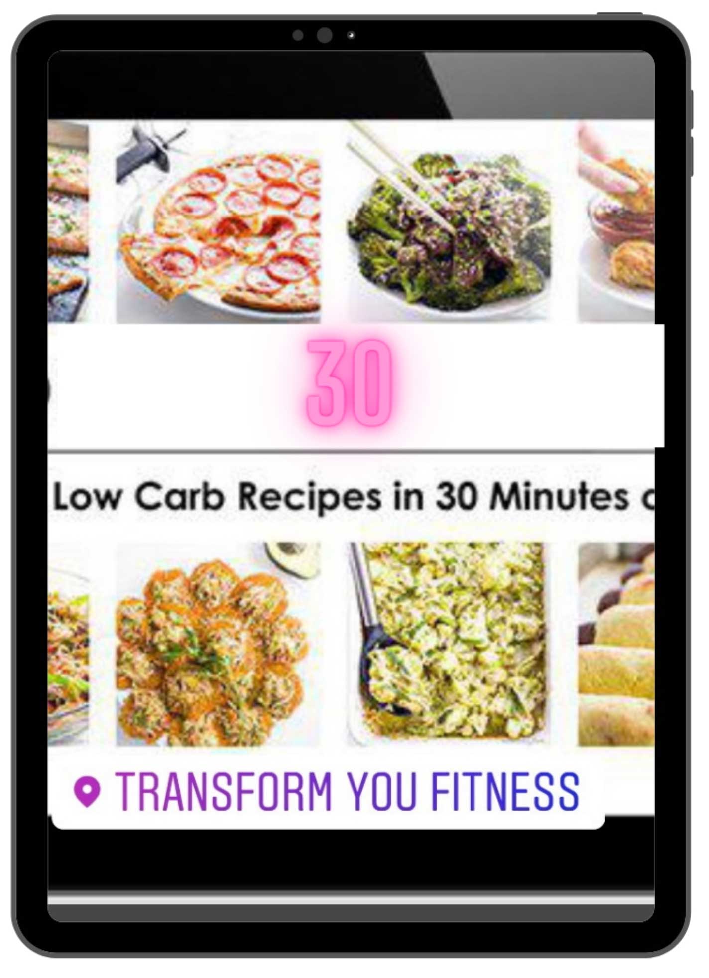 low carb recipes in 30 mins